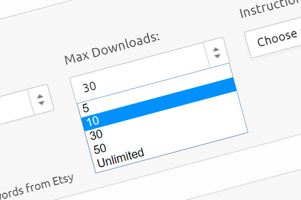 Set Download Limits